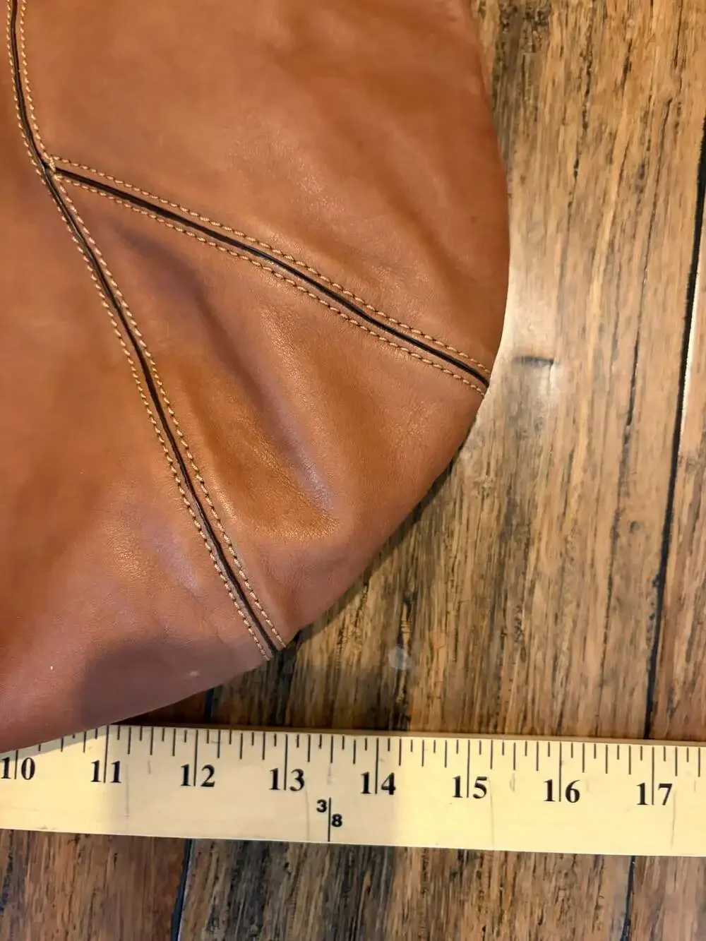 The Limited Brown Leather Shoulder Bag Hobo Purse